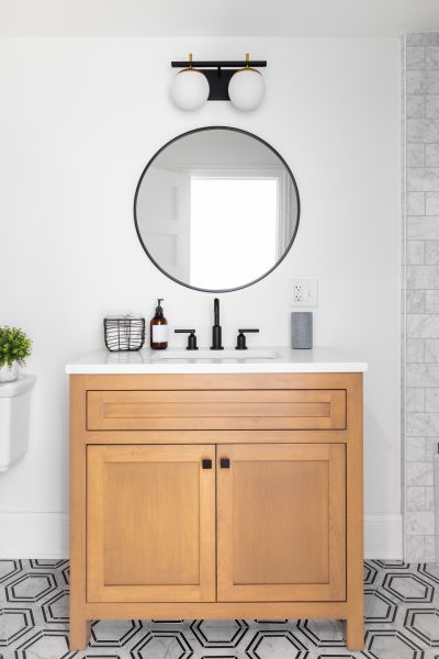 Custom Vanity Installation in Pflugerville